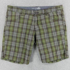 Horn Toad Cotton Blend Plaid Shorts